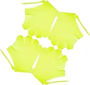 SUPVOX 4pcs Swim Gloves Webbed Silicone Training Paddles Diving Supplies for Boys and Girls