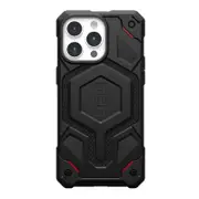 [114222113940] Monarch Pro MagSafe Apple iPhone 15 Pro Max 6.7" Case -Kevlar Black,25ft.