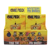 One Piece Mystery Pin Badge CDU Containing 12 Blind Boxes