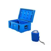 Adventure Kings 78L Tough Tool Box Outdoor Camping + Portable Bluetooth Speaker