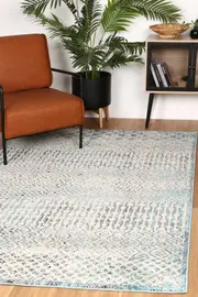 Micah Multi Blue Geometric Rug