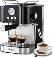 Olayks Espresso Machine 20 Bar, Professtional Espresso Coffee Maker with Milk Frother Steam Wand for Latte, Cappuccino, Espresso Maker with 1.8L Removable Water Tank, Gift for Dad or Mom