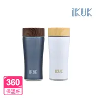 在飛比找momo購物網優惠-【IKUK 艾可】真陶瓷內膽保溫杯360ml(旋蓋/真空保溫