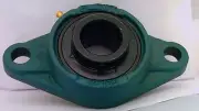 1" Bearing UCFL205-16 Black Oxide Plated Insert + 2 Bolts Flanged Cast Housing M