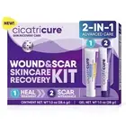 Cicatricure Skin Recovery Kit Advanced Scar Gel & Open Wound Care Antibiotic ...
