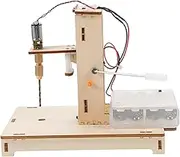 DIYEAH 1Set Mini Desk Bench Drill Press Kit for DIY Science Projects for Woodworking Education and Hands Exploration Suitable for All Skill Levels
