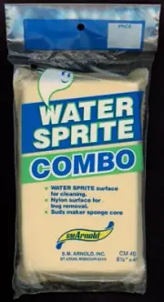 Water Sprite Combo Sponge - Vintage Unused Car-Washing Sponge From 1980s!