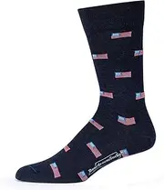 [BoardroomSocks] Merino Wool Mid-Calf Patterned Socks, Dress Socks for Men