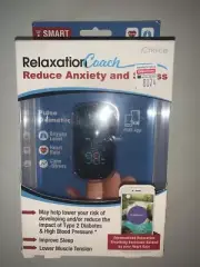 iChoice Smart Pulse Oximeter + Relaxation Coach Bluetooth Heart Rate & Oxygen