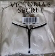 New Victorias Secret Pink Polar Fleece Half-Zip Ivory Cream Large Light Pullover