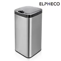 在飛比找Yahoo奇摩購物中心優惠-ELPHECO 不鏽鋼除臭感應垃圾桶 ELPH6312U
