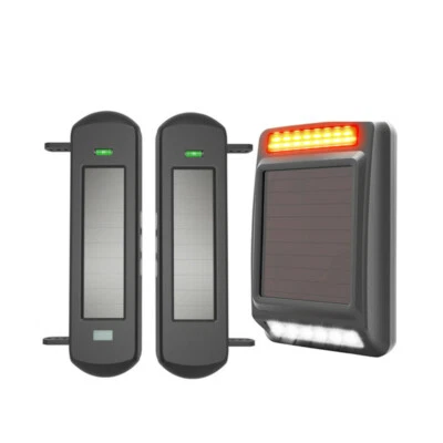 HTZSAFE Solar Wireless Alarm System 800 Meters Wireless Range DIY Home Security