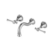 Modernnational Montpellier Chrome Solid Brass Wall Spa And Sink Set