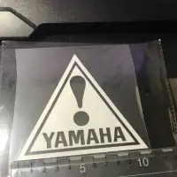 在飛比找蝦皮購物優惠-Yamaha 後土除警示貼紙 適合SMAX GTR 馬車 勁