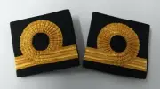 Genuine British Issue Royal Navy Sub Lieutenant Gold Lace Rank Slides RN SBLT 8