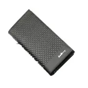 Men Leather Long Wallet Bifold Card Holder Billfold Clutch Purse Zipper Pocket Phone Bag Case
