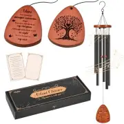 Memorial Wind Chimes for Mom, Sympathy Wind Chimes Memorial Gifts for Design 1