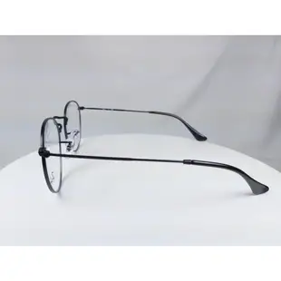『逢甲眼鏡』Ray Ban雷朋 光學鏡框 全新正品 黑色金屬細框 圓框【RB3447V-2503】