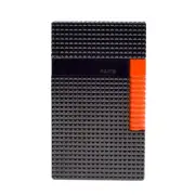 Fluo Orange Le Grand Lighter Ping Sound Butane Refillable Flame Adjustable Gift