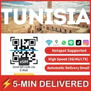 [eSIM] Tunisia eSIM Roaming Travel Dato eSIM Card Tarjeta eSIM Túnez Viajes