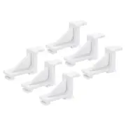 Freezer Shelf Clip Refrigerator Clip Kit 1.71x0.53x0.98" Pack of 6
