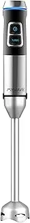 MyWave MWBTM-XXL 1500W Mixer with XXL Base, Extra Long Base, 22 cm, Turbo Function, LED Light Control, Variable Speed, Body, Stainless Steel Blades and Stick
