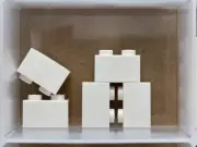 LEGO Parts - White Brick 1 x 2 - No 3004 - QTY 5