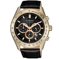 在飛比找PChome24h購物優惠-【CITIZEN】星辰 Eco-Drive 皮帶 光動能 三