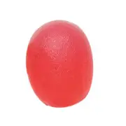 CanDo Gel Squeeze Ball, Large Cylindrical, Red (Light)