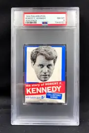 1968 Philadelphia ROBERT F. KENNEDY Sealed Wax Pack - PSA 8 - New Slab
