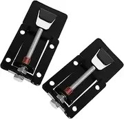 Veemoon 2pcs Adjustable Range Hood Telescopic Bracket Metal Wall Mount Hook for Exhaust Hood Easy Installation Height Flexibility Elegant Design Kitchen Accessory