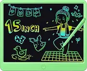 GIGART LCD Writing Tablet, 15 Inches Doodle Board Drawing Pad for Adults & Kids, Electronic Writing Board Drawing Tablet, Educational Toys Gifts for 3-12 Year Old Boys, Girls,Toddler (Green)