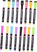 Compact Light Board Pen 16pcs Liquid Chalk Markers Erasable Water-soluble Writing
