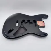 HooDoo Stratocaster Alder Body Black New HSB4151