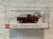 Busch #5643 HO Scale Chevy Red Pickup Truck with Lights 1:87