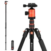 77’’ Tripod, Camera Tripod for DSLR, Compact Aluminum Tripod with 360 Degree ...