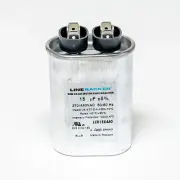 Supco Capacitor Oval Run 15 uf mfd 370/440 Volts for HVAC Motors