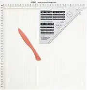 Bira 12 X 12 inch Multi-Purpose Scoring Board with Envelope Maker and Scoring Kinfe(inch Measurement), Craft Scorer, Envelope Tool, Envelope Box Maker.