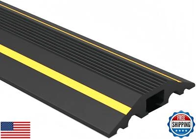 10FT Cord Cover, Flexible Floor Cable Cover, Cord Hider to Organize and Prote