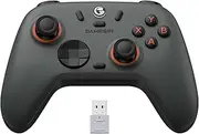 GameSir Nova 2 Lite Wireless and Wired PC Controller, Bluetooth/2.4GHz, 1000Hz Polling Rate Gamepad for PC/Switch/iOS/Android, Hall Effect Joysticks, Trigger Stops, Back Buttons, Turbo, Black