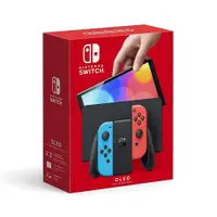 在飛比找PChome24h購物優惠-Nintendo Switch OLED 國際版主機 (電光