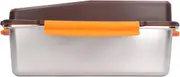 Vomeko Rice Storage Container,Metal Rice Container,Container 5KG Thickened 304 Stainless Steel Sealed Rice Dispenser Bin for Kitchen