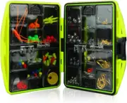 Fishing Accessories Kit Including Hook Sinker Weights Fishing Swivels Snaps F...