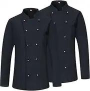 [MISEMIYA] 2 Units - Women's Chef's Jacket - Women's Cooking Uniforms - Chef Uniform - ref. 848