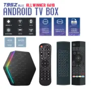 2024 Android 12 T95Z Plus 64GB/4GB Cortex Quad Core Dual WiFi Bluetooth TV Box
