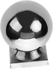 GAROZATION Stainless Steel Round Post Cap Integrated Design for Easy Installation Unique Garden Feature for Gates Fences Durable Flag Pole Accessory Multifunctional Architectural Component