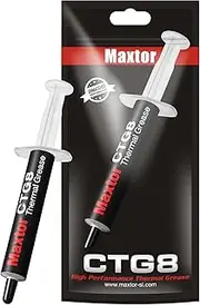 Maxtor CTG8 4 Grams Thermal Compound Paste Heat Sink for IC/Processor/CPU/GPU/All Coolers, 12.8W/m.k Carbon Based High Performance, Thermal Interface Material