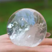 Carved Clear Quartz Ball Natural Quartz Crystal Sphere Reiki Crystal Gift JQ2