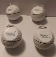 3” Promo GOLF BALL Key Chain With Poncho Inside - Set Of 4 - Jameson Classic