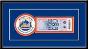 MLB New York Mets Johan Santana No-Hitter Single Ticket Frame I Witnessed - Box Office